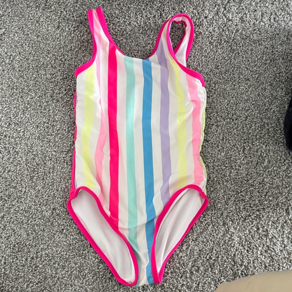 Wonder Nation Kids Rainbow Striped One Piece